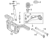 Diagram for Mazda Tribute Rear Crossmember - ZZD0-28-800