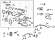 Diagram for Mazda Blend Door Actuator - 1FAC-61-B60