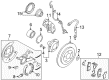 Diagram for Mazda Tribute ABS Sensor - ZZDA-43-711