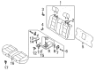 Diagram for Mazda Millenia Seat Cushion - T062-57-200-80