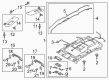 Diagram for Mazda CX-5 Sun Visor - KE40-69-320E-75