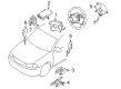 Diagram for Mazda Clock Spring - N066-66-CS0