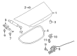 Diagram for Mazda Tailgate Lock - NA1J-56-820
