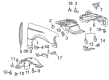 Diagram for Mazda B2500 Wheelhouse - 1F20-56-114