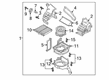 Diagram for Mazda Blower Motor - BDTS-61-B10