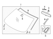 Diagram for Mazda Windshield - GRV1-63-900A