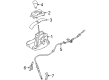 Diagram for Mazda Shift Cable - BN8E-46-500B