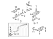 Diagram for Mazda Exhaust Pipe - L505-40-300D
