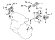 Diagram for Mazda CX-5 Engine Mount - K123-39-010
