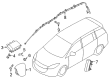 Diagram for Mazda 5 Airbag - CG36-57-K50