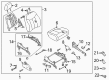 Diagram for Mazda Protege Seat Switch - B25D-88-1H5-90