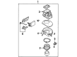 Diagram for Mazda MPV Blower Motor - LA0161B10B