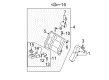 Diagram for Mazda 6 Cup Holder - G21E-88-2B7-02