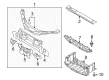 Diagram for Mazda Air Deflector - NE51-56-1Y1
