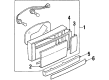 Diagram for Mazda 929 Tail Light Lens - H260-51-381