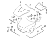 Diagram for Mazda Hood Latch - FE01-56-620A