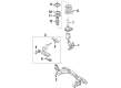 Diagram for Mazda Protege Control Arm - B620-34-350C
