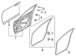 Diagram for Mazda CX-3 Door Seal - D10E-59-760