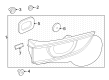 Diagram for Mazda CX-50 Back Up Light - VA40-51-3F0