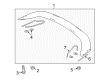 Diagram for Mazda Spoiler - F197-51-960B-PZ