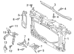 Diagram for Mazda CX-3 Radiator Support - DB2P-53-110A