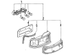 Diagram for Mazda Protege Light Socket - B455-51-165
