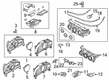 Diagram for Mazda CX-3 Tachometer - DH1E-55-471B