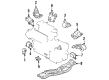 Diagram for Mazda 626 Engine Mount - GA2C-39-050