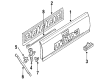 Diagram for Mazda B2600 Liftgate Hinge - UB41-65-670