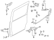 Diagram for Mazda MPV Door Latch Assembly - LC62-72-310C
