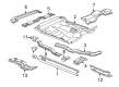 Diagram for Mazda B3000 Floor Pan - 1F70-53-600
