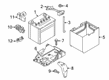 Diagram for Mazda Battery Tray - KE52-56-041B