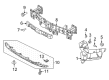 Diagram for Mazda MX-30 EV Bumper - DN4E-50-070