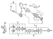 Diagram for Mazda Tribute Axle Shaft - ZZC3-25-50XB