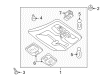 Diagram for Mazda Tribute Dome Light - ZZDB-69-810-32