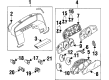Diagram for Mazda Protege Interior Light Bulb - B21N-55-431