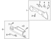 Diagram for Mazda Glove Box - EH45-64-030A-02