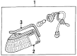 Diagram for Mazda 626 Light Socket - GJ37-51-064A