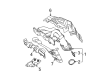 Diagram for Mazda 6 Exhaust Pipe - L327-13-450F
