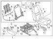 Diagram for Mazda CX-9 Seat Cushion - TL02-88-11X