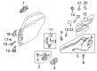 Diagram for Mazda 626 Door Latch Assembly - GD7B-73-310A