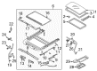 Diagram for Mazda Sunroof Cable - GD7B-69-912