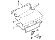 Diagram for Mazda Protege Emblem - BR72-51-720A