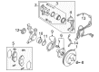 Diagram for Mazda Protege ABS Sensor - B25D-43-73XG