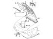 Diagram for Mazda RX-7 Hood Release Cable - FB01-56-710C