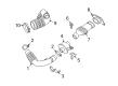 Diagram for Mazda MX-5 Miata Air Duct - LF9H-13-220A