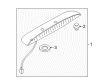 Diagram for Mazda MX-5 Miata Third Brake Light - N243-51-580B-33