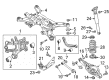 Diagram for Mazda Rear Crossmember - KD35-28-80XH
