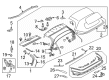 Diagram for Mazda MX-5 Miata Weather Strip - N243-R1-411A