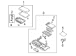 Diagram for Mazda Center Console Latch - F151-55-28XA-02